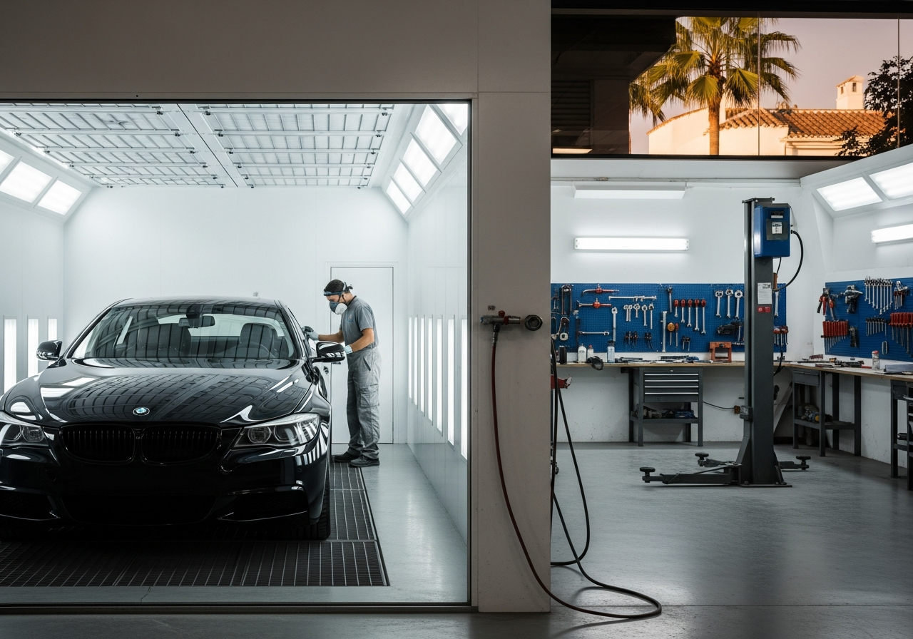 Descubre cómo el Taller de Chapa y Pintura en Marbella es la mejor opción para reparar tu coche, tanto para locales como para extranjeros.