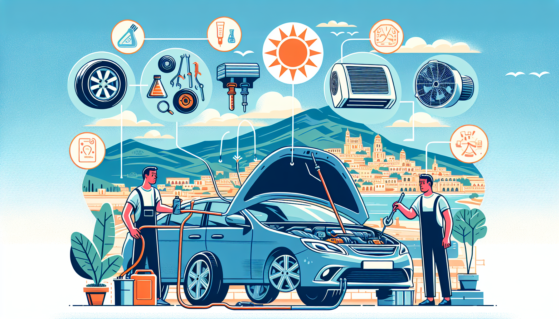 Descubre los mejores consejos para mantener y proteger tu coche durante los meses más calurosos en Marbella.