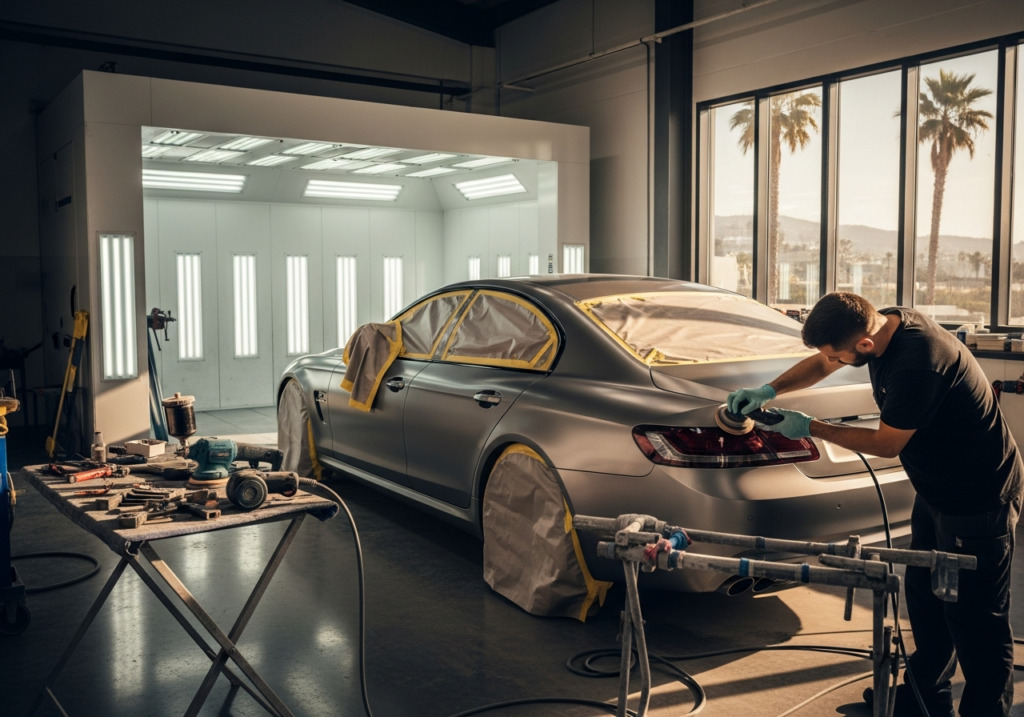 Descubre los tiempos estimados de reparación para rayones, golpes y pintura automotriz en Marbella, San Pedro de Alcántara y alrededores.