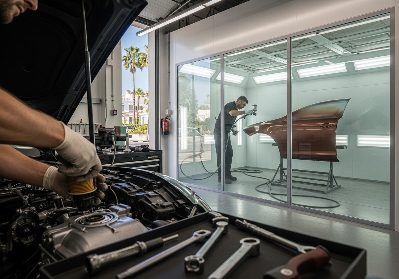 Descubre cuáles son los servicios imprescindibles que tu vehículo debe recibir anualmente y por qué elegir Taller de Chapa y Pintura en Marbella es la mejor opción en la Costa del Sol.