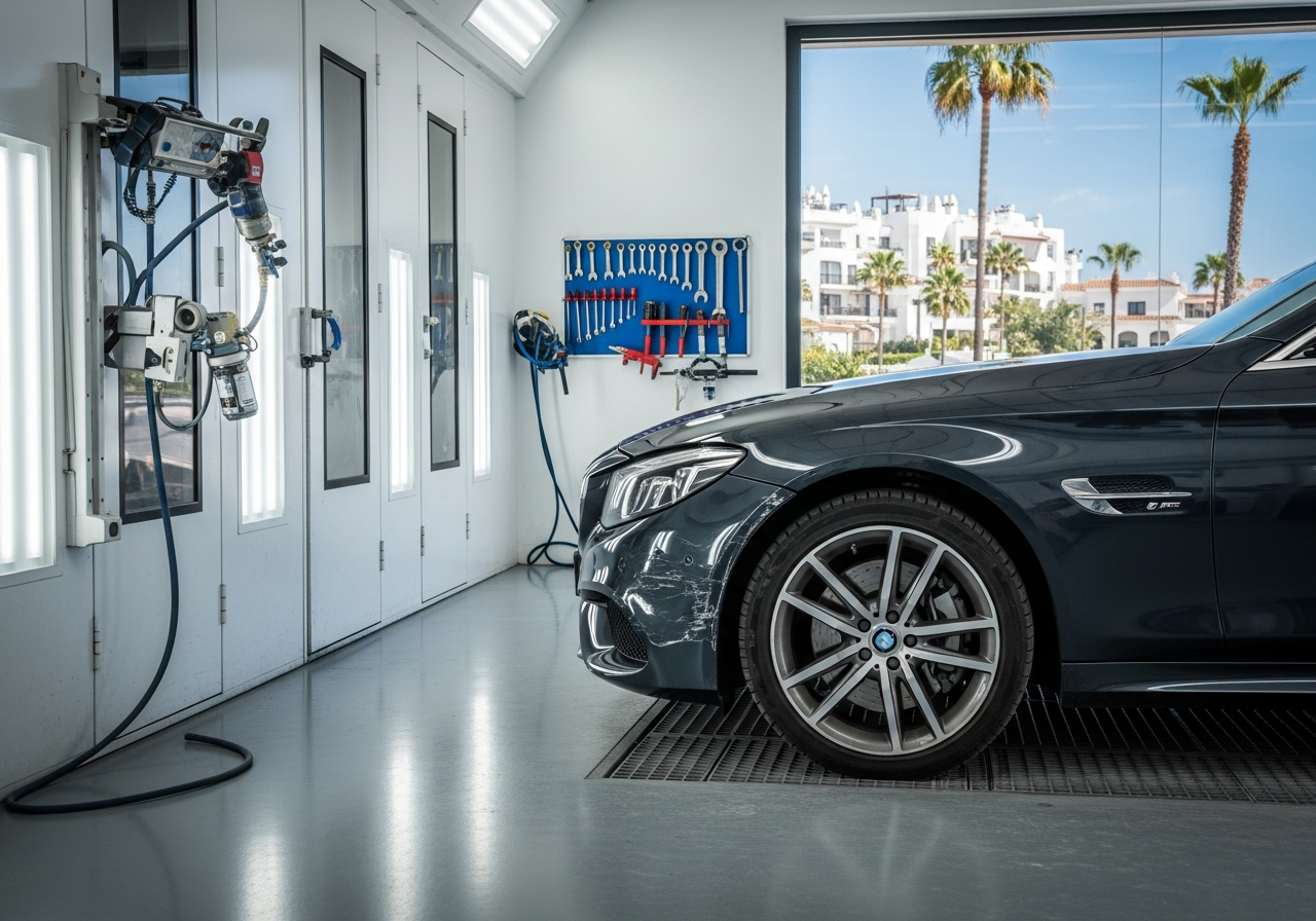 Descubre los pasos imprescindibles tras un golpe en tu coche en Marbella y cómo Taller de Chapa y Pintura en Marbella puede ayudarte a recuperar la estética y funcionalidad de tu vehículo.